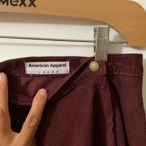 American Apparel corduroy skirt